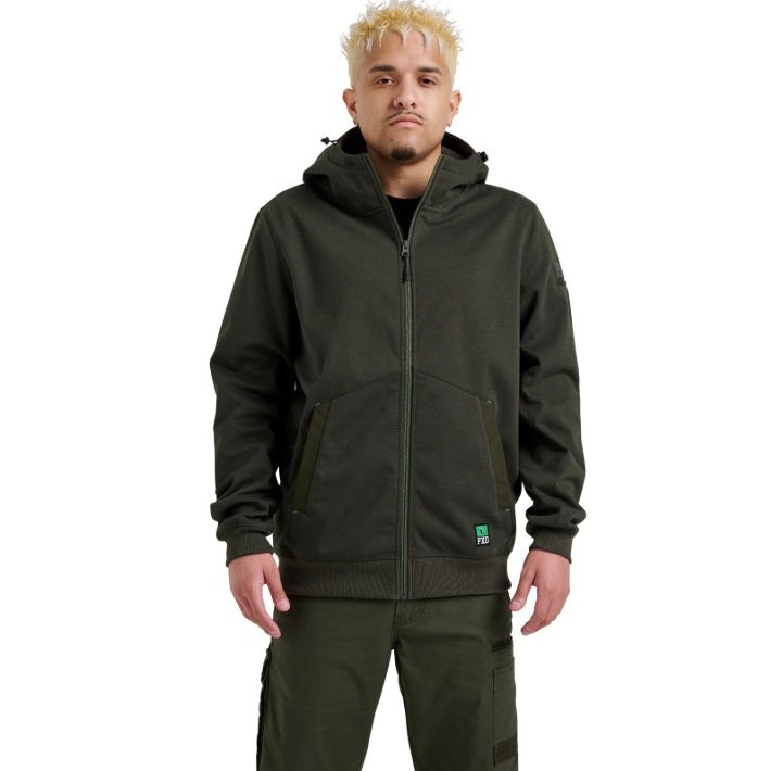 FXD WF-3 Mens 3-Layer Bonded Membrane Fleece Zip Hoodie