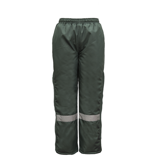 Workcraft WFP002 Freezer Pant with Reflective Tape - Green colour - Front
