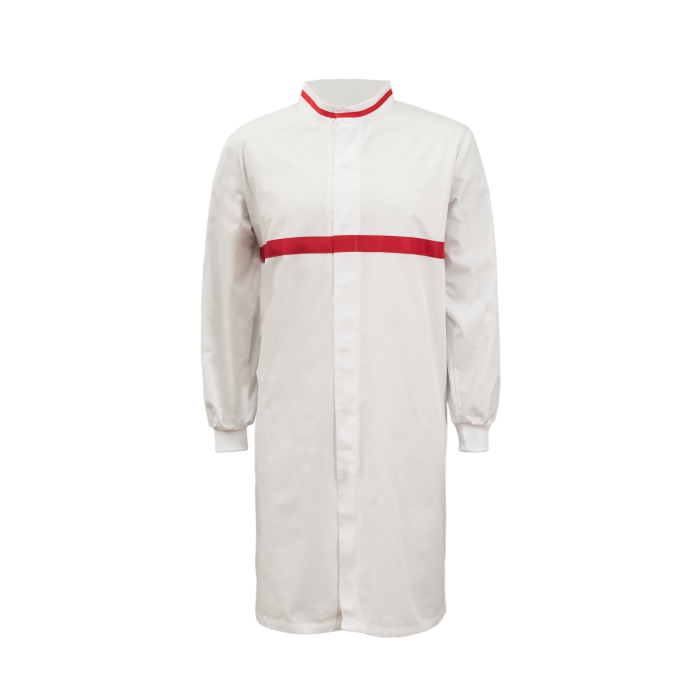 Workcraft WJ3197 Food Industry Long Length Dustcoat with Mandarin Collar- L/S