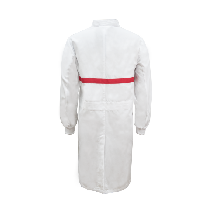 Workcraft WJ3198 Food Industry Long Length Dustcoat with Mandarin Collar- Short Sleeve