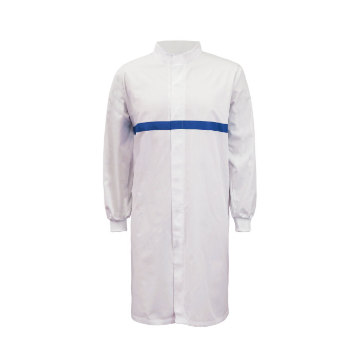 Workcraft WJ3198 Food Industry Long Length Dustcoat with Mandarin Collar- S/S