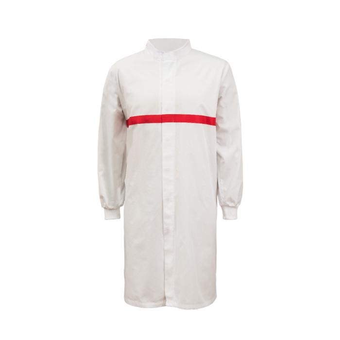 Workcraft WJ3198 Food Industry Long Length Dustcoat with Mandarin Collar- S/S