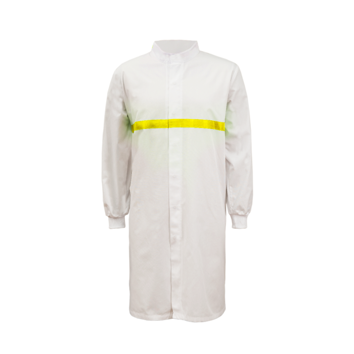 Workcraft WJ3198 Food Industry Long Length Dustcoat with Mandarin Collar- S/S