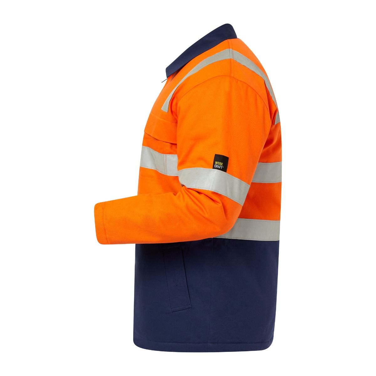 Workcraft WJ8019 HiVis Cotton Reflective Jacket