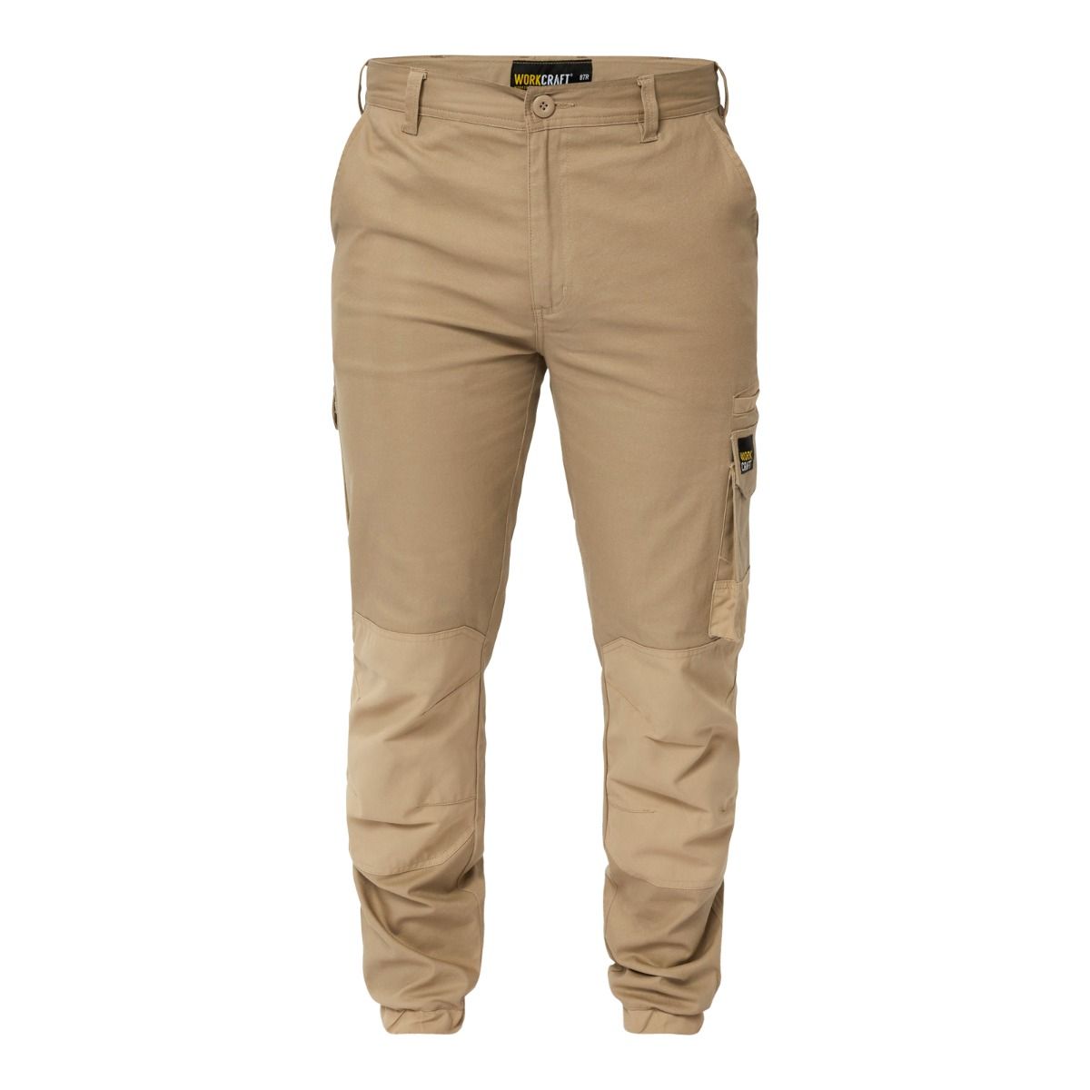Workcraft WP4018 Stretch Cargo Pants Elasticised Hem