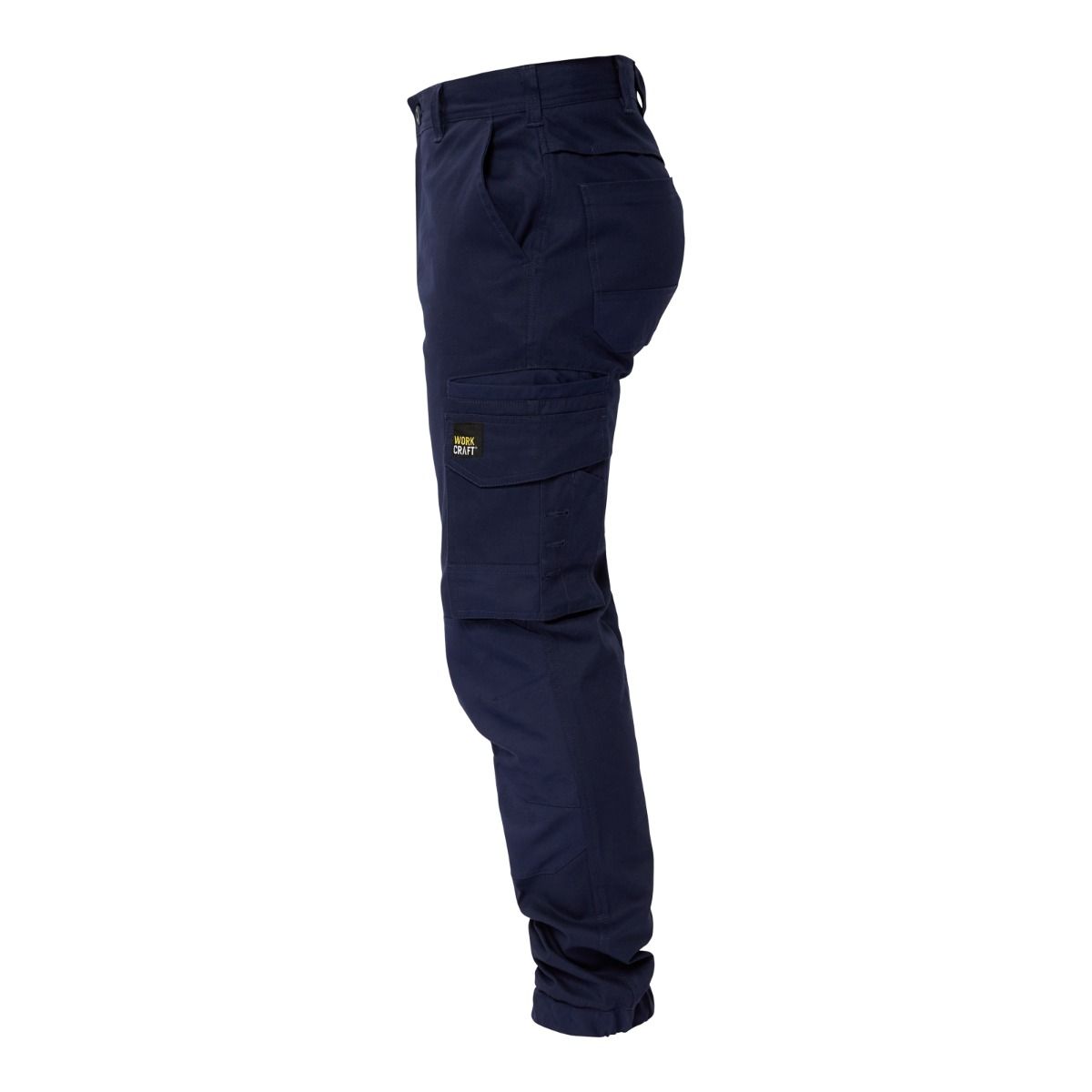 Workcraft WP4018 Stretch Cargo Pants Elasticised Hem