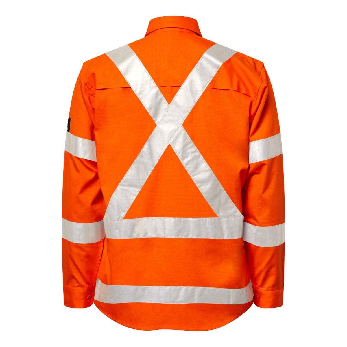 Workcraft WS6035 Ripstop NSW Rail X Back HiVis Shirt