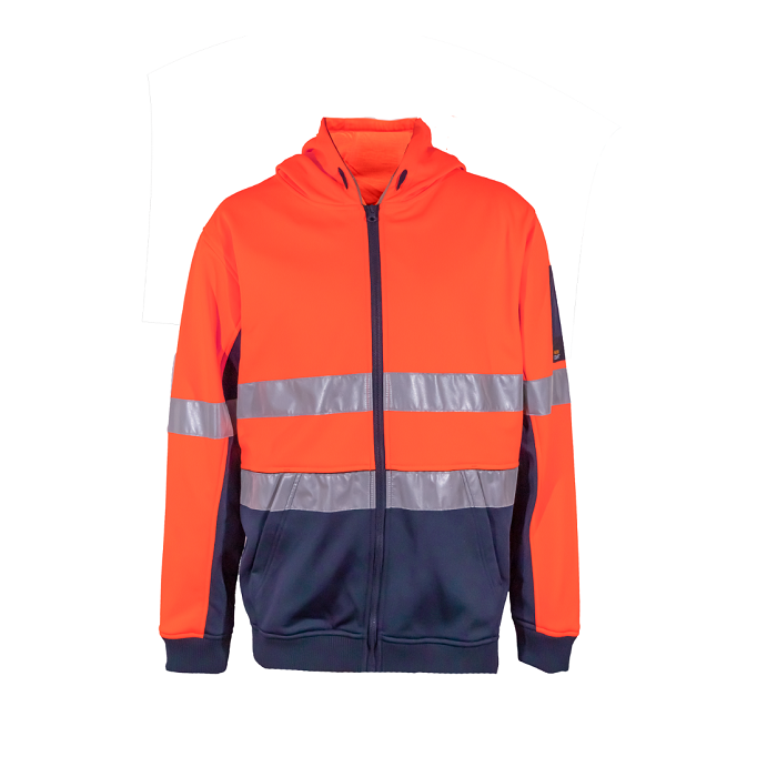 Workcraft WT8011 Peak High-Vis Hoodie with CSR Tape