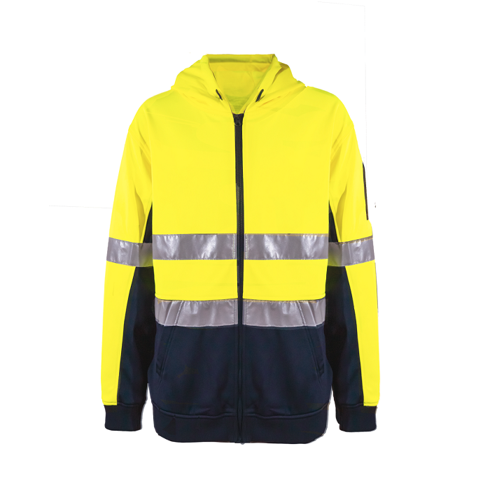 Workcraft WT8011 Peak High-Vis Hoodie with CSR Tape