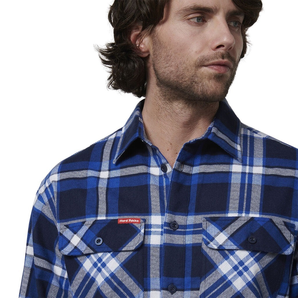 Hard Yakka Y07752 Long Sleeve Check Flannel