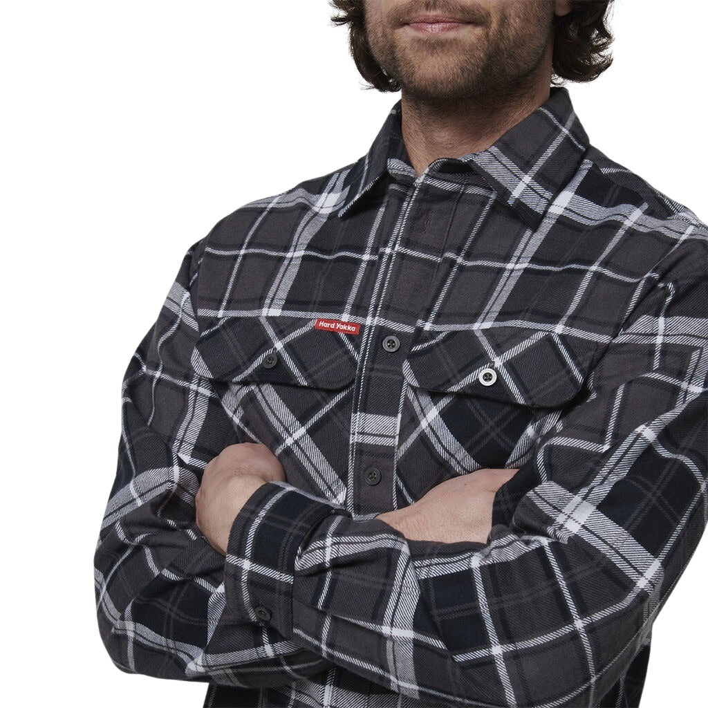 Hard Yakka Y07752 Long Sleeve Check Flannel