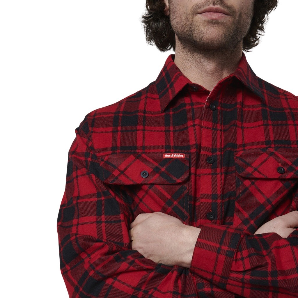 Hard Yakka Y07752 Long Sleeve Check Flannel