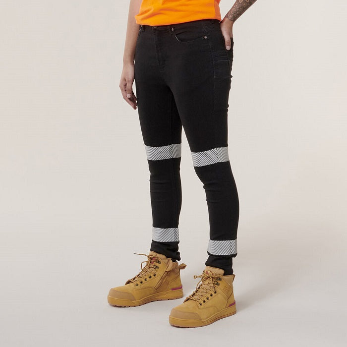 Hard Yakka Y08302 Women's High Waisted Slim Fit Jegging