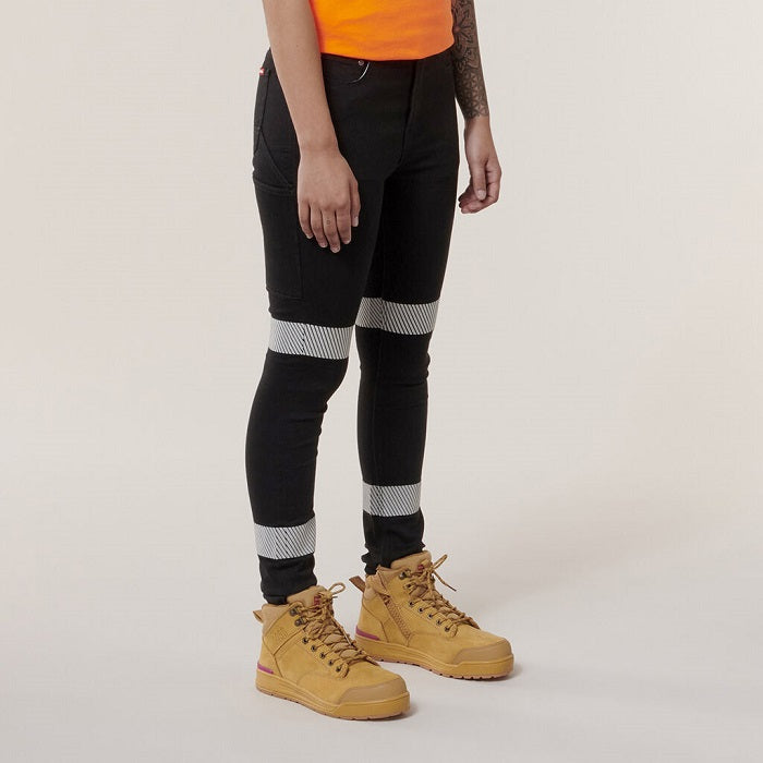 Hard Yakka Y08302 Women's High Waisted Slim Fit Jegging