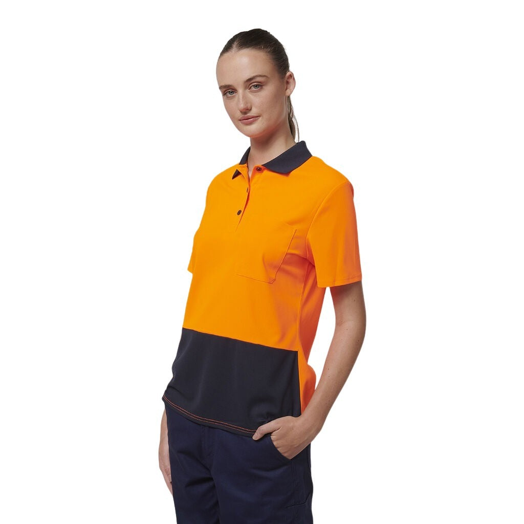 Hard Yakka Y08601 Womens Short Sleeve Hi Vis Polo