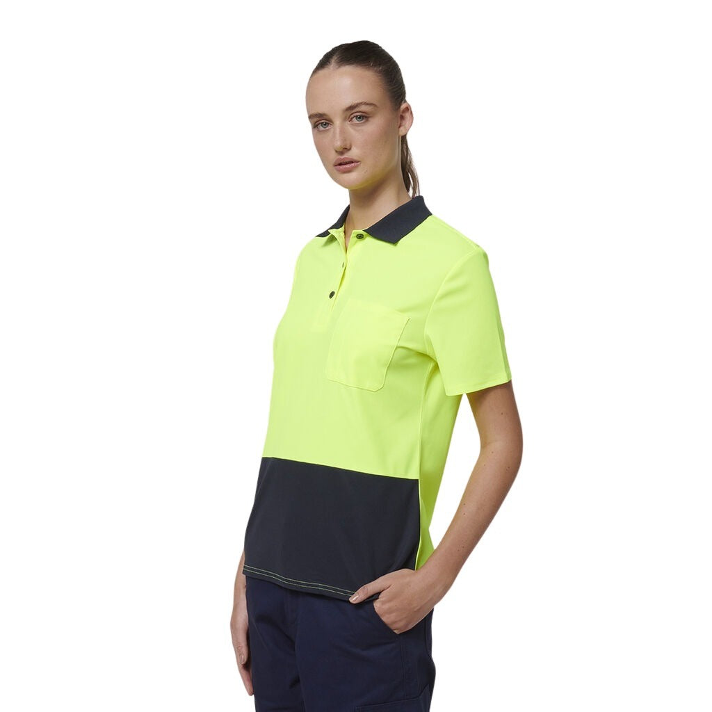 Hard Yakka Y08601 Womens Short Sleeve Hi Vis Polo