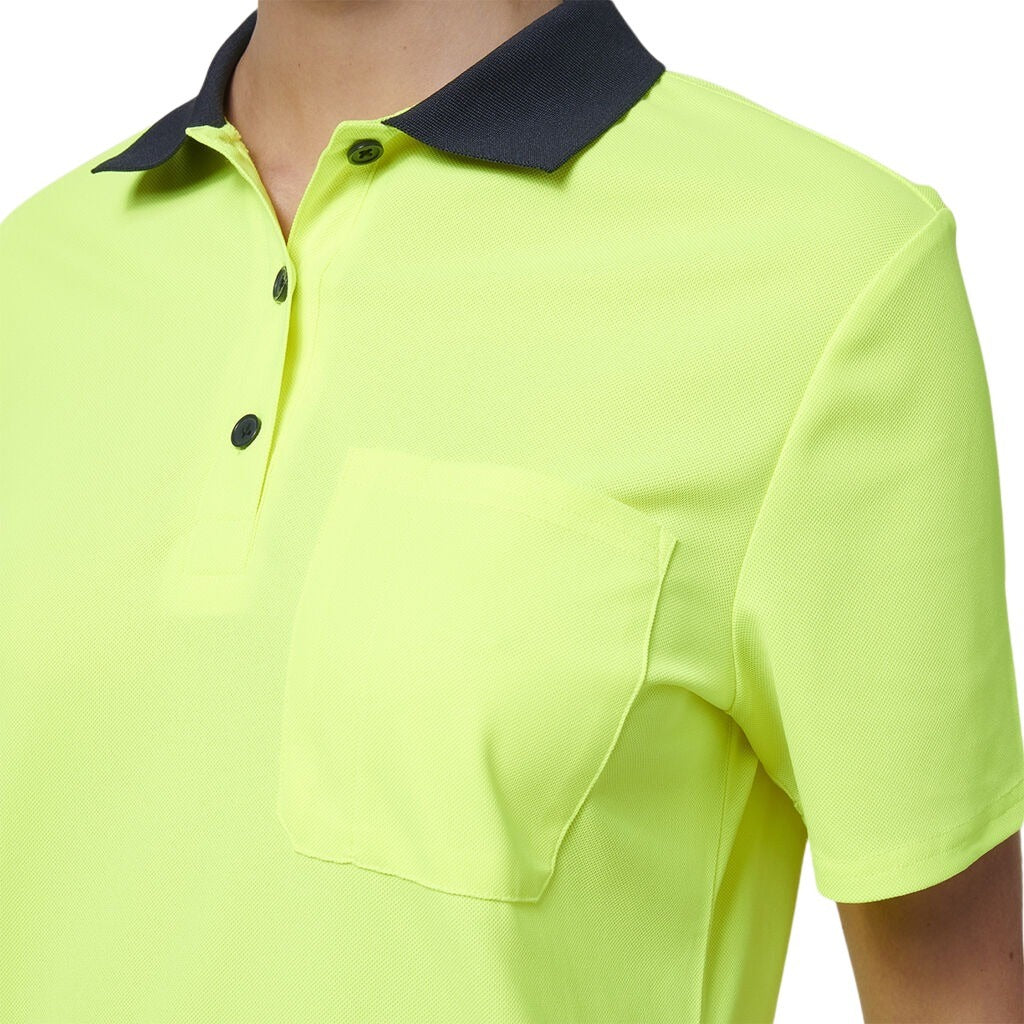 Hard Yakka Y08601 Womens Short Sleeve Hi Vis Polo
