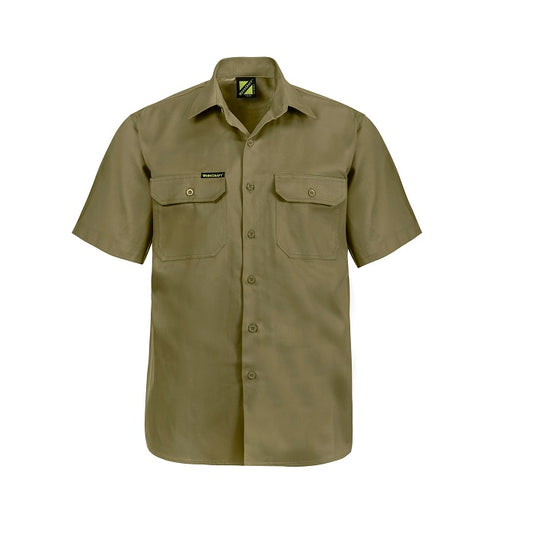 Workcraft WS3021 DISCONTINUED Short Sleeve Cotton Drill Shirt