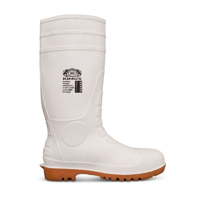 Kings 10-110 Safety Gumboots White
