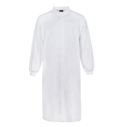 Workcraft WJ3020 Food Industry Long Length Dustcoat with Mandarin Collar- L/S