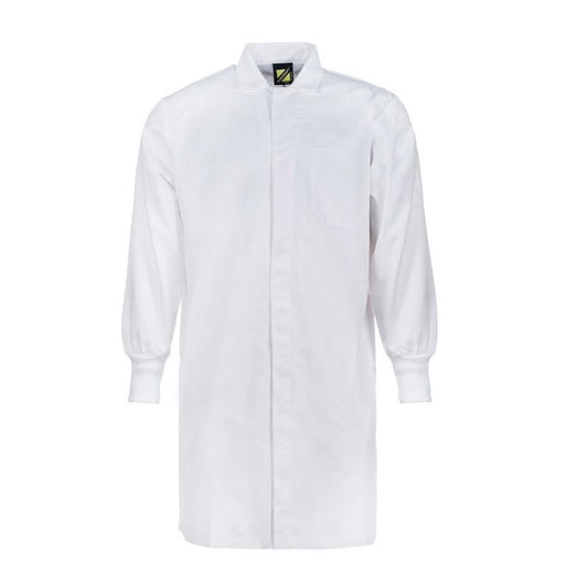 Workcraft WJ3011 Food Industry Dustcoat with Internal Chest Pocket and Side Pockets- Long Sleeve