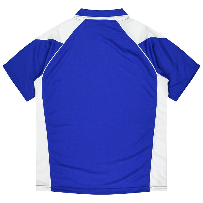 Aussie Pacific N1301 Premier Mens Polo Royal/White