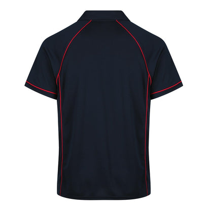 Aussie Pacific N1310 Endeavour Mens Polo Pacific Navy/Red