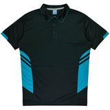 Black/Teal