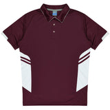 Maroon/White