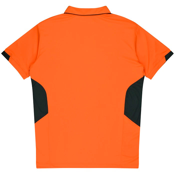 Aussie Pacific N1311 Tasman Mens Polo Neon Orange/Slate