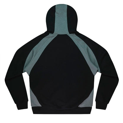 Aussie Pacific N1509 Huxley Mens Hoodie Black/Ashe/White