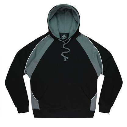 Aussie Pacific N1509 Huxley Mens Hoodie Black/Ashe/White