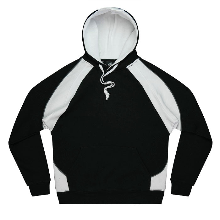 Aussie Pacific N1509 Huxley Mens Hoodie Black/White/Ashe