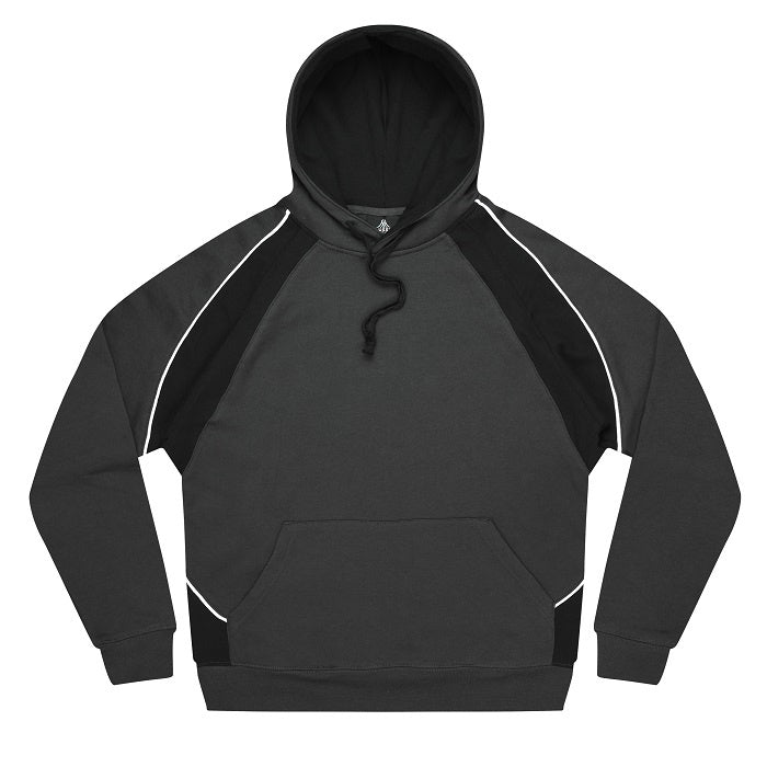 Aussie Pacific N1509 Huxley Mens Hoodies - Slate / Black / White - Alternative Front View