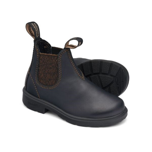 Blundstone 1992 DISCONTINUED Kids Chelsea Boots & Gold Glitter