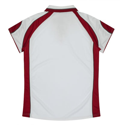 Aussie Pacific N2300 Murray Ladies Polo White/Red