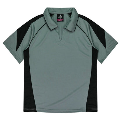 Aussie Pacific N2301 Premier Ladies Polo Ashe/Black