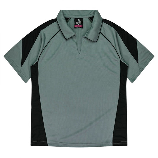 Aussie Pacific N2301 Premier Ladies Polo Ashe/Black