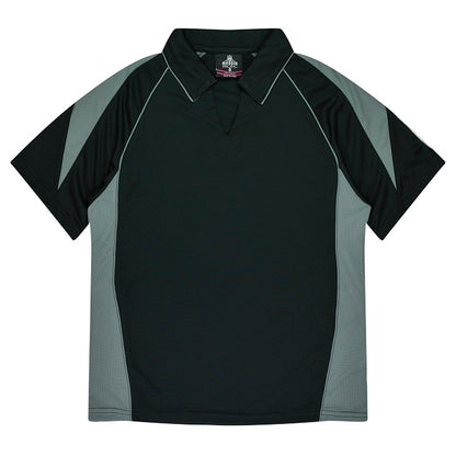 Aussie Pacific N2301 Premier Ladies Polo Black/Ashe