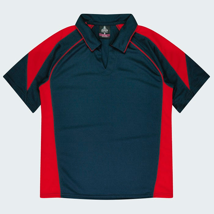 Aussie Pacific N2301 Premier Ladies Polo Navy/Red