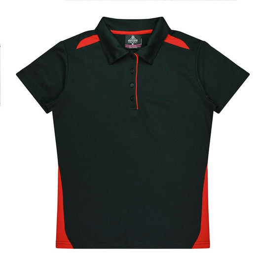 Aussie Pacific N2305 Paterson Ladies Polo Pacific White/Navy
