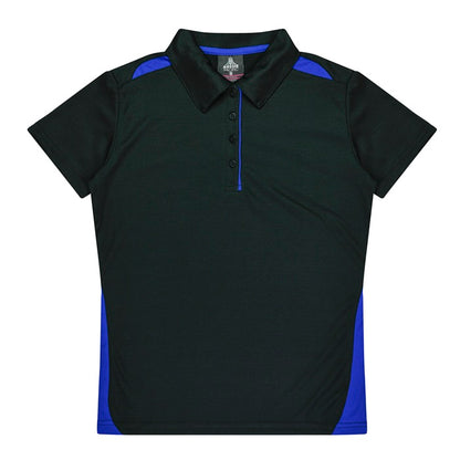 Aussie Pacific N2305 Paterson Ladies Polo Pacific White/Navy