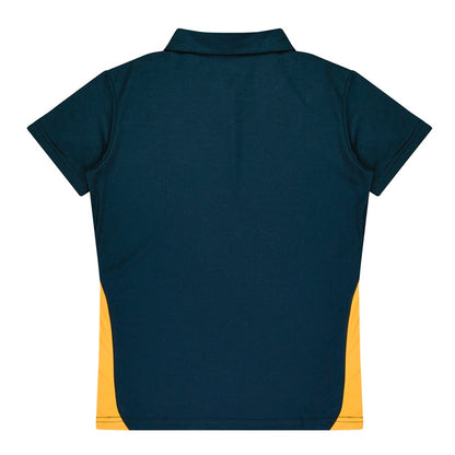 Aussie Pacific N2305 Paterson Ladies Polo Pacific White/Navy