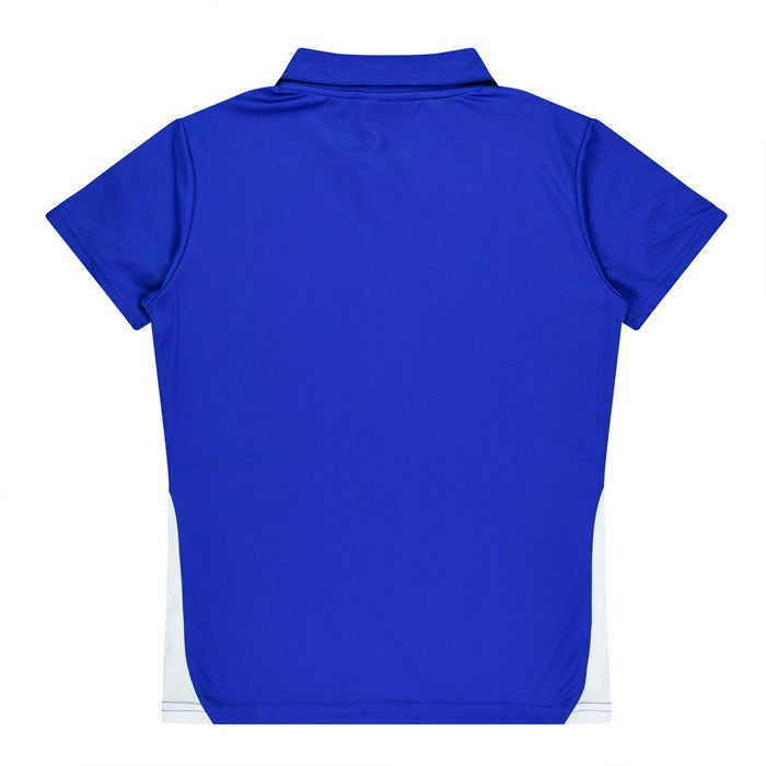 Aussie Pacific N2305 Paterson Ladies Polo Pacific White/Navy