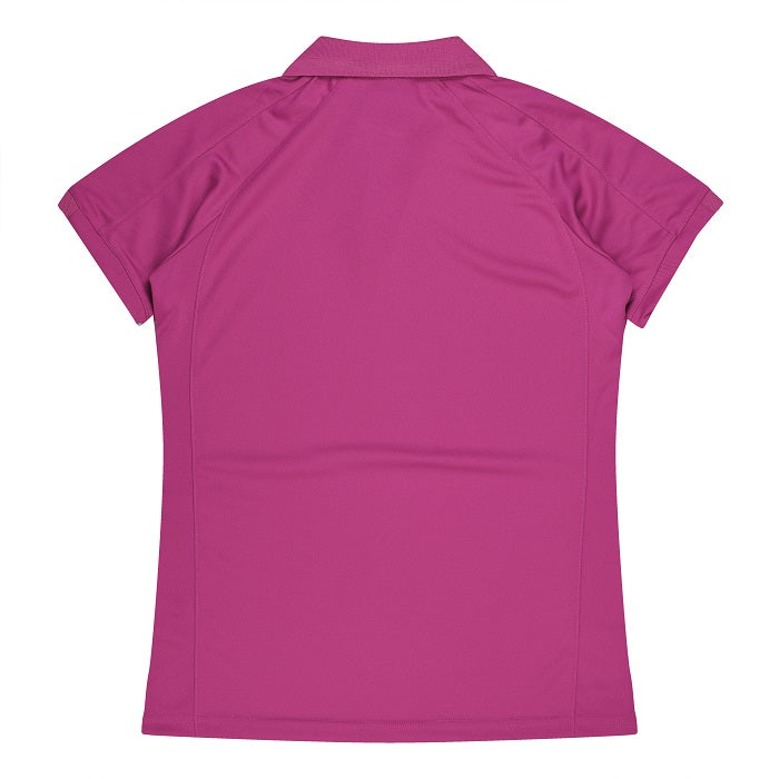 Aussie Pacific N2308 Flinders Ladies Polo Pink/White