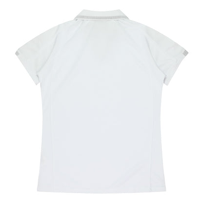 Aussie Pacific N2308 Flinders Ladies Polo White/Black