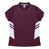 Maroon/White