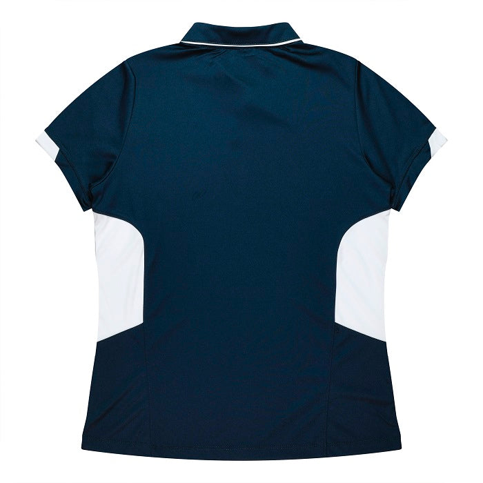 Aussie Pacific N2311 Tasman Ladies Polo Navy/White