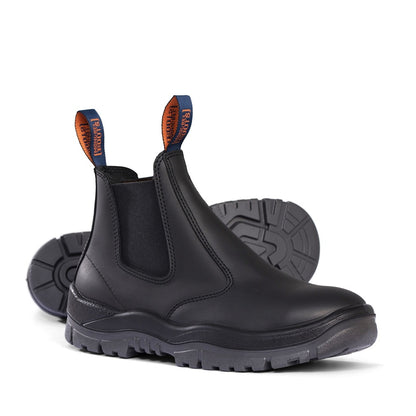 Mongrel 240020 Black Kip Elastic Sided Safety Boot
