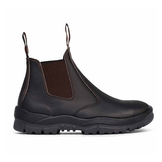 Mongrel 240030 Claret Oil Kip Slip On Safety Boot